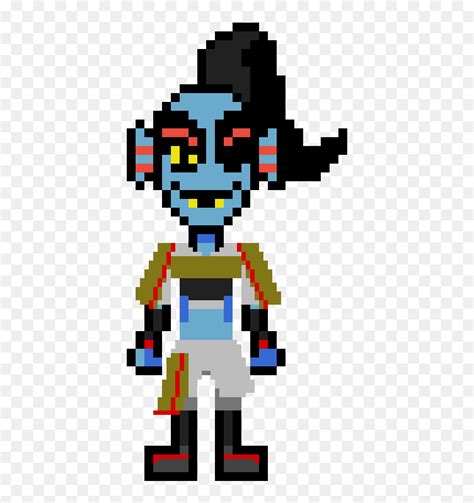 Undyne Undertale Pixel Art, HD Png Download - vhv