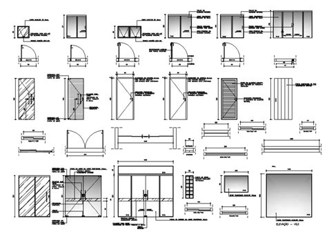 Door CAD Drawing - Cadbull