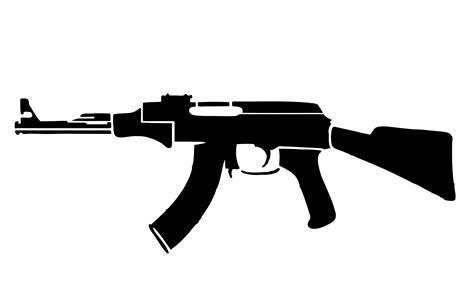 Ak47 Stencil - Cliparts.co