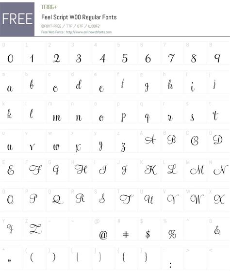 Feel Script W00 Regular 1.1 Fonts Free Download - OnlineWebFonts.COM