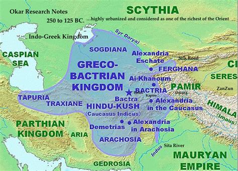 Okar Research: Demetrius of Bactria: Greek Buddhist King (222 BC)