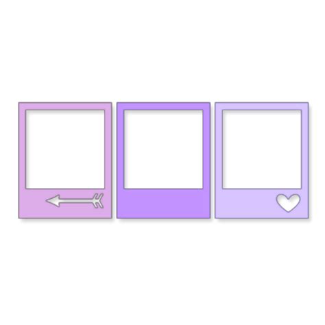 square poloroid purple edit kpop aesthetic overlays... | Polaroid ...