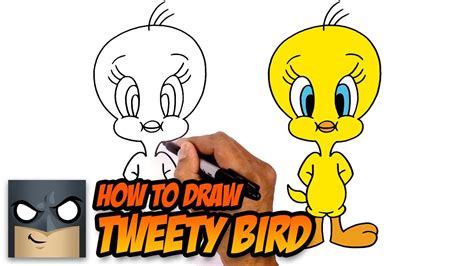 how to draw tweety bird step by step How to draw tweety bird - Step by ...