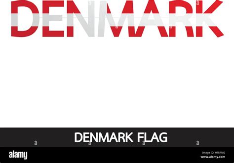 Denmark flag design illustration Stock Vector Image & Art - Alamy