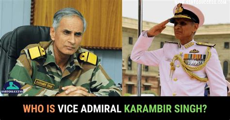 Who is Vice Admiral Karambir Singh – 24th Admiral of Indian Navy