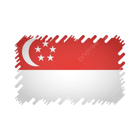 Gambar Vektor Bendera Singapore Png, Singapura, Bendera Singapura ...