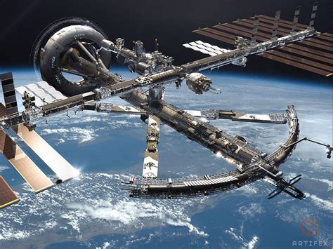 Future ISS Dock: International Space Station Extension