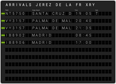 Jerez de la Frontera Jerez Airport [XRY] Arrivals & Flight Schedules