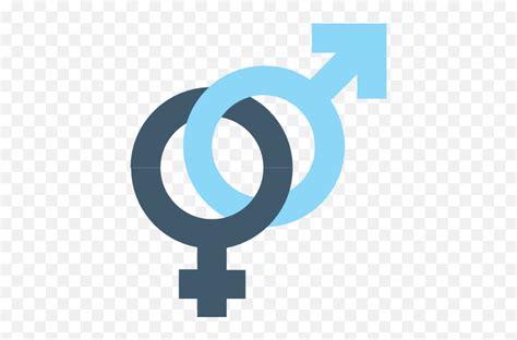 Gender Symbol Female - Transparent Blue Gender Icon Emoji,Male Symbol ...