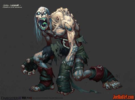 joemadart.com: DarksidersII Ghoul Swarm concept art