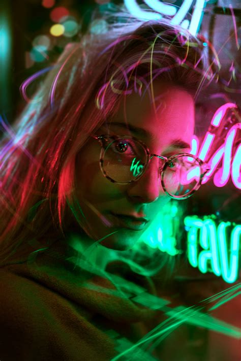 Neon Light Portrait :: Behance