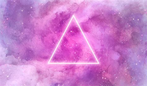 Galaxy Watercolor Texture with Neon Triangle 1313991 Vector Art at Vecteezy