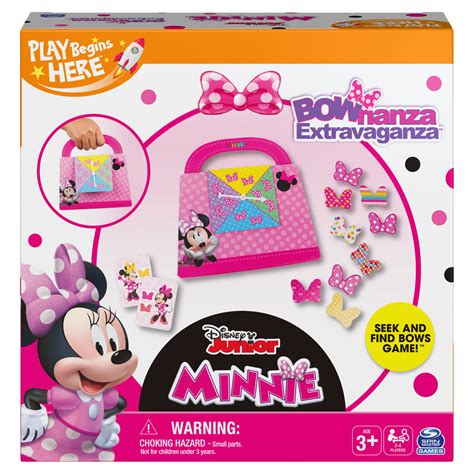 Disney Minnie Mouse Bownanza, Matching Board Game, for Families and ...