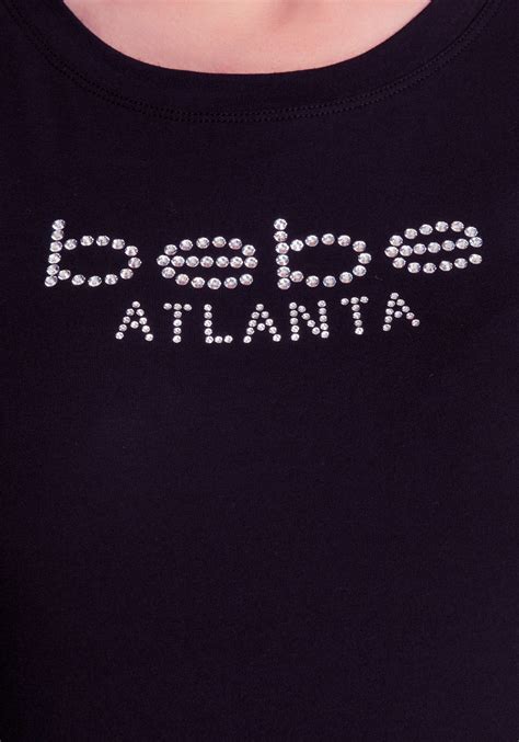 Bebe Logo Basic Atlanta Tee in Black - Lyst