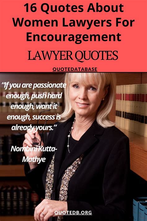 16 Quotes About Women Lawyers For Encouragement | Woman quotes, Lawyer ...