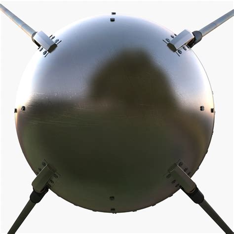 3d sputnik 1 model