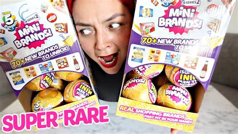 SUPER RARE GOLD MINI BRANDS *UNBOXING MNI BRANDS SERIES 2* - YouTube