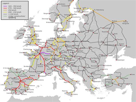 Europe High Speed Rail Map – Topographic Map of Usa with States