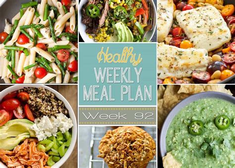 Healthy Weekly Meal Plan #92 - Yummy Healthy Easy