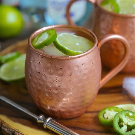 The traditional Moscow mule gets a Mexican twist with tequila and ...