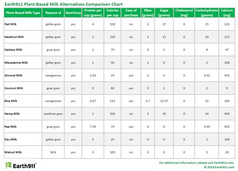 Guide to Plant-Based Milk Alternatives - Earth Denizens