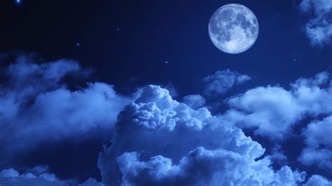 2560x1440 Moon Night Sky Clouds 5k 1440P Resolution ,HD 4k Wallpapers ...