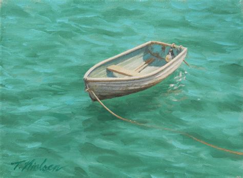 Row Boat Painting at PaintingValley.com | Explore collection of Row ...