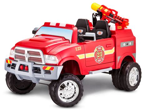 12-Volt RAM 3500 Fire Truck Ride-On Toy Car by Kid Trax, Red #Ad #Fire ...