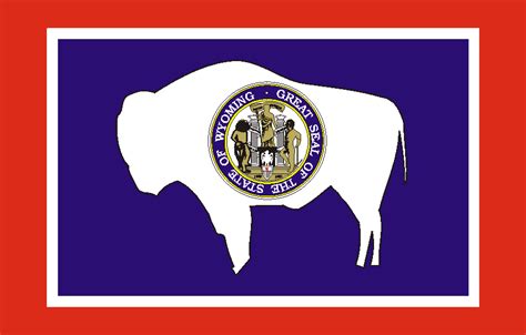 WYOMING State Flag - Nickname "The Equality State" | Wyoming state ...