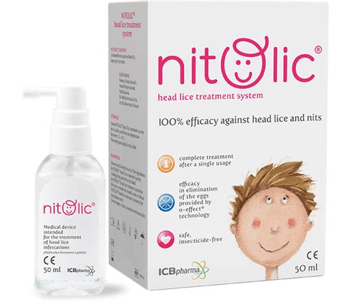 Nitolic® head lice treatment system, 50ml - Nitolic