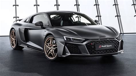 Audi R8 Spyder Matte Black Wallpaper