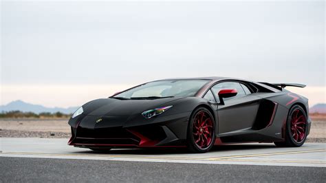 Black Lamborghini Aventador 4K HD Wallpapers - Wallpaper Cave