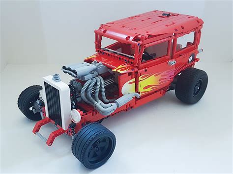 LEGO MOC-1093 1932 Hot Rod (Technic 2013) | Rebrickable - Build with LEGO