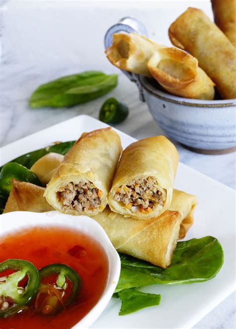 Easy Filipino Lumpia Recipe | The Skinny Pot