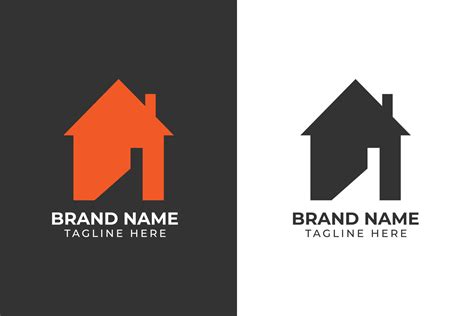 logo simple home template design 10917049 Vector Art at Vecteezy