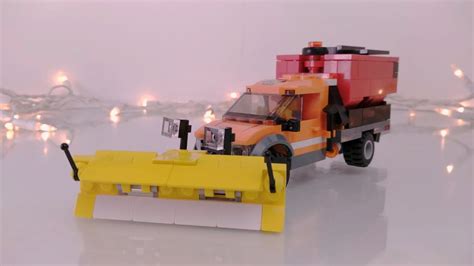 Custom LEGO Snow Plow! (Utility Truck W/Plow Config) - YouTube