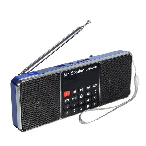 New bluetooth Portable LCD FM/AM Radio Stereo Speaker MP3 Music Player ...