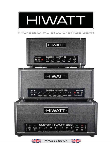 Hiwatt Product Catalogue 2019.91ca1889 | PDF | Music Technology ...