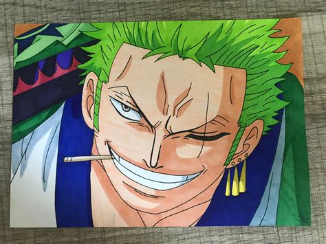 How To Draw Roronoa Zoro One Piece