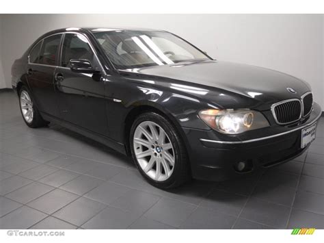 2006 Black Sapphire Metallic BMW 7 Series 750i Sedan #71275310 ...