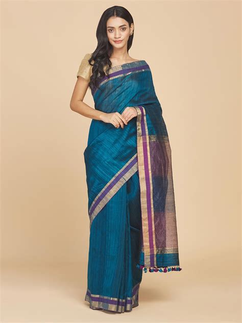 Buy Fabindia Zari Pure Silk Saree - Sarees for Women 21069098 | Myntra