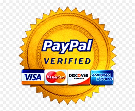 Paypal Verified Seal Png ,hd Png - Paypal Verified Logo, Transparent ...