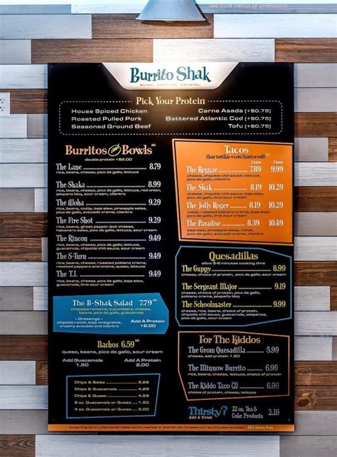 Online Menu of Burrito Shak Restaurant, Lake Havasu City, Arizona ...