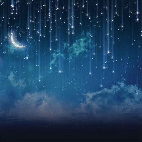 10x10FT Sky Star River Moon Night Photography Studio Vinyl Background ...