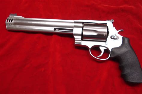 SMITH AND WESSON 500 MAGNUM STAINLESS 8 3/8" H... for sale