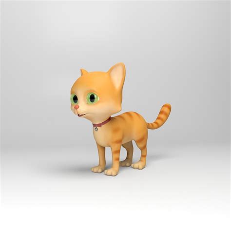 3d cat cartoon