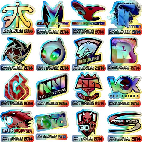 CS:GO & CS2 Holographic Sticker Pack Katowice 2014 - Etsy