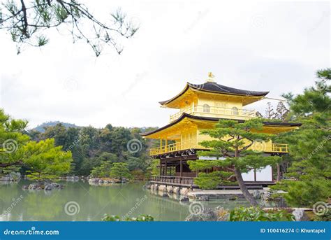 Kinkakuji or Golden Temple in Winter, Kyoto, Japan Stock Photo - Image ...