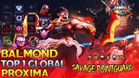 Top 1 Global Balmond | Savage Pointguard | Gameplay&Build | Mobile ...