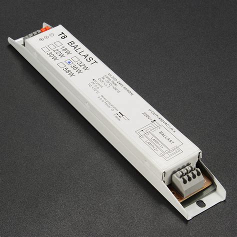 AC 220-240V 2x36W Wide Voltage T8 Electronic Ballast Fluorescent Lamp ...